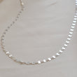 Load image into Gallery viewer, Dainty shimmer chain in sterling silver on light background by Studio Blue on Etsy