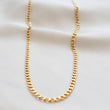 Load image into Gallery viewer, Dainty Curb Chain Necklace • Modern Minimalist Layering Necklace • Flat Gold Chain • Simple Gold Chain • Cuban Curb Chain • Gold Chain Link