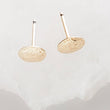 Load image into Gallery viewer, Sand Dollar Studs • Tiny Gold Earrings • Beach Themed Stud Earrings • Gold Sand Dollar Studs • Tiny Sand Dollar Earrings • Tropical Studs
