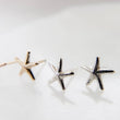 Load image into Gallery viewer, Delicate Starfish Studs • Tiny Starfish Earrings • Minimalist Earrings • Gold Starfish Studs • Beach Themed Jewelry • Cute Little Starfish