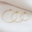 Load image into Gallery viewer, Delicate Hoop Earrings • Thin Gold Hoops • Lightweight Hoop Earrings • Modern Style • Silver Hoop Earrings • Minimalist •