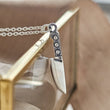 Load image into Gallery viewer, Tiny Knife Necklace • Edgy Jewelry • Layering Necklace • Goth Style • Knife Charm • Badass Style • Best Friend Gift • Chef's Knife Charm