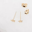 Load image into Gallery viewer, 14k Gold Tiny Star Studs • Delicate Studs • Gold Star Studs • Little Stud Earrings • Minimalist Earrings • Post Earrings • Dainty Studs