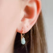 Load image into Gallery viewer, Tiny Amazonite Earrings