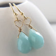 Load image into Gallery viewer, Tiny Amazonite Earrings