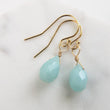 Load image into Gallery viewer, Tiny Amazonite Earrings