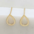 Load image into Gallery viewer, 14k Gold Raindrop Studs • Modern Stud Earrings • Minimalist Style • Dainty Studs • Teardrop Earrings • 14 Karat Yellow Gold • Quiet Luxury