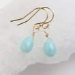 Load image into Gallery viewer, Tiny Amazonite Earrings