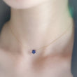 Load image into Gallery viewer, Lapis Star Necklace • Tiny Blue Star • Celestial Charm • Gift For Her • Lapis Lazuli Necklace • Waterproof • Best Friend Gift • Dainty