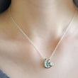 Load image into Gallery viewer, Sloth Necklace • Sweet Little Sloth Pendant • Silver Sloth Jewelry • Gift for Her • Hanging Sloth Necklace • Cute Sloth • Sloth Charm