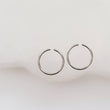 Load image into Gallery viewer, Thin Titanium Endless Hoops • Tiny Hoops • Skinny Hoop • Seamless Hoops • F67 Implant Grade • Cartilage • Tragus • Septum • Nose Ring • 22g