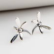 Load image into Gallery viewer, Tiny Dragonfly Stud Earrings • Gold Dragonflies • Insect Studs • Sterling Silver Dragonfly • Post Earrings • Bug Earrings