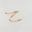 Load image into Gallery viewer, Tiny Double Twist Hoop • Twist In Earring • Spiral Hoop Earring • Double Open Hoop • Multi Spiral Earring • Fake Double Piercing