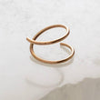 Load image into Gallery viewer, Tiny Double Twist Hoop • Twist In Earring • Spiral Hoop Earring • Double Open Hoop • Multi Spiral Earring • Fake Double Piercing
