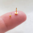 Load image into Gallery viewer, Tiny Ball Studs • Flat Back • Threadless Push In • Surgical Steel • Body Jewelry • Nap Studs • Comfort Studs • Waterproof • Ear Stack
