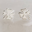 Load image into Gallery viewer, Little Clover Studs • Petite Four Leaf Clovers • Small Shamrock Posts • Simple Minimal Earrings • Sterling Silver Stud Earrings • Good Luck