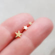 Load image into Gallery viewer, 14k Gold Star Studs • Choose Your Size • Delicate Studs • Gold Star Studs • Little Stud Earrings • Minimalist Earrings • Dainty Studs