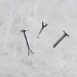 Load image into Gallery viewer, 14k Gold & CZ Diamond Flat Back Studs • 18 Gauge Screw Back Studs • Prong Set Stones • Comfort backs • Dainty 14K Stud earrings