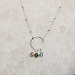 Load image into Gallery viewer, Personalized Birthstone Necklace • Silver or Gold • Great Gift For Mom • Birthday Gift • Necklace Set • Layered Necklaces •