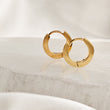 Load image into Gallery viewer, Chunky Little Hoops • Hinged Click Hoops • Huggie Hoops • Nickel Free Surgical Steel • Modern Hoops • Gift For Her • Waterproof • Minimalist