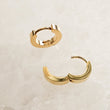 Load image into Gallery viewer, Chunky Little Hoops • Hinged Click Hoops • Huggie Hoops • Nickel Free Surgical Steel • Modern Hoops • Gift For Her • Waterproof • Minimalist