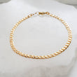 Load image into Gallery viewer, Curb Chain Bracelet • Minimalist Layering Bracelet • Cuban Links • Modern Style • Gift For Girlfriend • Bracelet Stack • Unisex Style