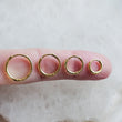 Load image into Gallery viewer, Dainty Pavé Huggie Hoops • Clicker Hoops • Diamond CZ • Waterproof Earrings • Bridesmaid Gift • Modern Classic Hoop • Gift For Her