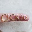 Load image into Gallery viewer, Pretty Pavé Huggie Hoops • Clicker Hoops • Diamond CZ • Waterproof Earrings • Gift For Her • Modern Classic Hoops • Ear Stack • Gold Hoops