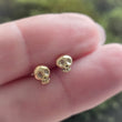 Load image into Gallery viewer, Mini Skull Studs • Tiny Silver Skulls • Gold Skull Studs • Best Friend Gift • Little Calaveras Studs • Dainty Skull Earrings • Petite Studs