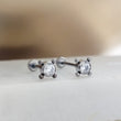 Load image into Gallery viewer, Super Comfy Nap Studs • Clear CZ • Hypoallergenic Titanium • Gift For Her • Minimalist Style • Cartilage Tragus Conch or Lobe • Waterproof