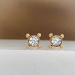 Load image into Gallery viewer, Super Comfy Nap Studs • Clear CZ • Hypoallergenic Titanium • Gift For Her • Minimalist Style • Cartilage Tragus Conch or Lobe • Waterproof