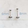 Load image into Gallery viewer, Super Comfy Nap Studs • Clear CZ • Hypoallergenic Titanium • Gift For Her • Minimalist Style • Cartilage Tragus Conch or Lobe • Waterproof