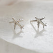 Load image into Gallery viewer, Teeny Tiny Airplane Studs • Bon Voyage Gift • Sterling Silver Airplane Earrings • Adventure • Miniature Plane Studs • Cute Gift for Traveler