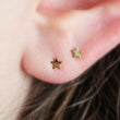 Load image into Gallery viewer, Little Gold Star Studs • Dainty Stars • Celestial Jewelry • Tiny Stars • Gift For Her • Ear Stack • Second Piercing • Waterproof Earrings