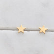 Load image into Gallery viewer, Little Gold Star Studs • Dainty Stars • Celestial Jewelry • Tiny Stars • Gift For Her • Ear Stack • Second Piercing • Waterproof Earrings