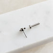 Load image into Gallery viewer, Super Comfy Nap Studs • Clear CZ • Hypoallergenic Titanium • Gift For Her • Minimalist Style • Cartilage Tragus Conch or Lobe • Waterproof