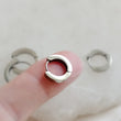 Load image into Gallery viewer, Chunky Little Hoops • Hinged Click Hoops • Huggie Hoops • Nickel Free Surgical Steel • Modern Hoops • Gift For Her • Waterproof • Minimalist