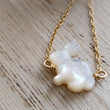 Load image into Gallery viewer, White Rabbit Necklace • Mother of Pearl Bunny Pendant • Good Luck Charm • Lucky Rabbit Jewelry • Gift For Animal Lover • Cute Woodland Style
