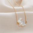 Load image into Gallery viewer, White Rabbit Necklace • Mother of Pearl Bunny Pendant • Good Luck Charm • Lucky Rabbit Jewelry • Gift For Animal Lover • Cute Woodland Style