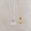 Load image into Gallery viewer, Tiny Paw Print Necklace • Sterling Pet Memorial Jewelry • Gift for Dog Mom • Cat Lover Charm • Animal Footprint Pendant • Gift For Her