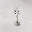 Load image into Gallery viewer, Tiny Leaf Vine Flat Back Studs • Surgical Steel Push-In Earrings • Dainty Leaves • 18G Ear Stack • Minimalist Multiple Piercing Studs