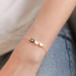 Load image into Gallery viewer, Cat Lover Bracelet • Feline Necklace • Kitty Cat Jewelry • Pet Memorial • Cat Mom • Mother of Pearl • Minimalist Cat Necklace • Cat Lady