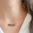 Load image into Gallery viewer, Cat Mom Necklace • Gift For Mom • Cat Jewelry • Cat Mom • Mother & Child • Mother's Day Gift • New Mom • Cat and Kittens Necklace