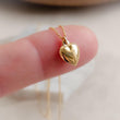 Load image into Gallery viewer, Sweetheart Necklace • Tiny Puffy Heart Charm • Dainty Heart Jewelry • Gift for Girlfriend • Valentine’s Day Necklace • Love Token
