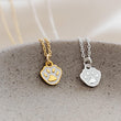 Load image into Gallery viewer, Tiny Paw Print Necklace • Sterling Pet Memorial Jewelry • Gift for Dog Mom • Cat Lover Charm • Animal Footprint Pendant • Gift For Her