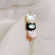 Load image into Gallery viewer, Cat Lover Bracelet • Feline Necklace • Kitty Cat Jewelry • Pet Memorial • Cat Mom • Mother of Pearl • Minimalist Cat Necklace • Cat Lady