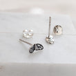 Load image into Gallery viewer, Butterfly Wing Studs • Sterling Silver Butterfly Earrings • Monarch Butterfly • Dainty Wing Studs • Nature Inspired Insect Jewelry • Gift