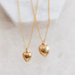 Load image into Gallery viewer, Sweetheart Necklace • Tiny Puffy Heart Charm • Dainty Heart Jewelry • Gift for Girlfriend • Valentine’s Day Necklace • Love Token