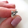 Load image into Gallery viewer, Honey Bee Stud Earrings • Bee Jewelry • Bumble Bee Studs • Nature Lover • Bee Keeper • Bee Earrings