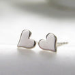Load image into Gallery viewer, Teeny Tiny Heart Studs • Small Earring Studs • Petite Hearts • Solid Heart Posts • Simple Minimal Earrings • Sterling Silver Heart Studs